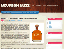 Tablet Screenshot of bourbonbuzz.com